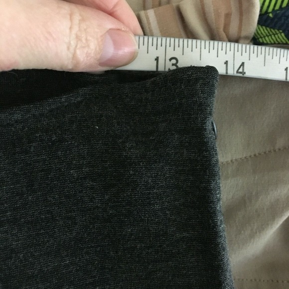 MNG Mango Ming Pants Womens Sz S Charcoal Gray Cotton Stretch Knit Skinny Slim - Picture 7 of 9